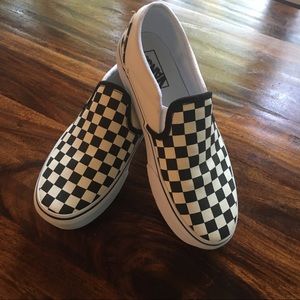 Women’s Vans Classic Checkerboard Slip On 8.5